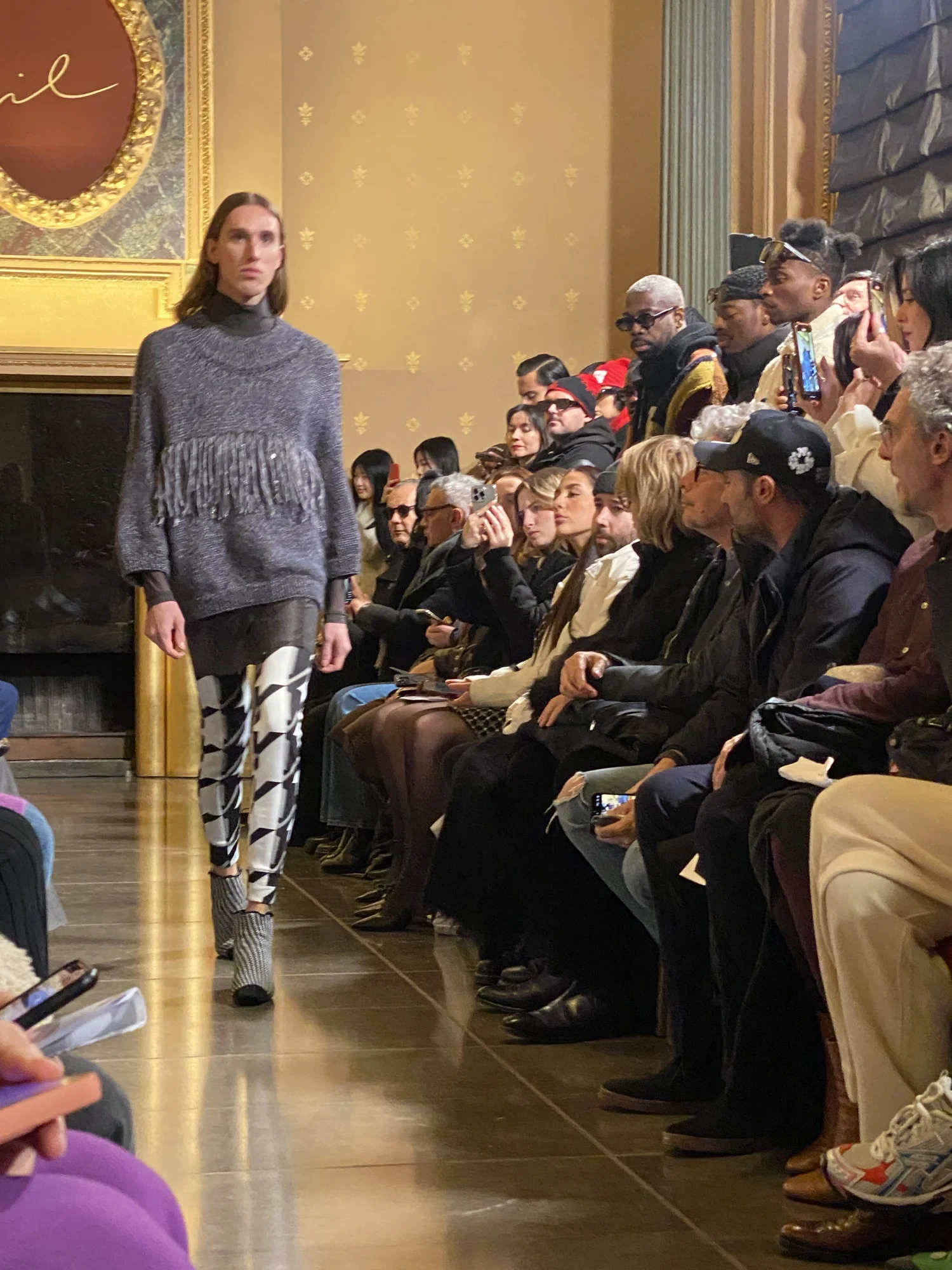 A real moment from a Sebienne Paris fashion season, archive photograph 48